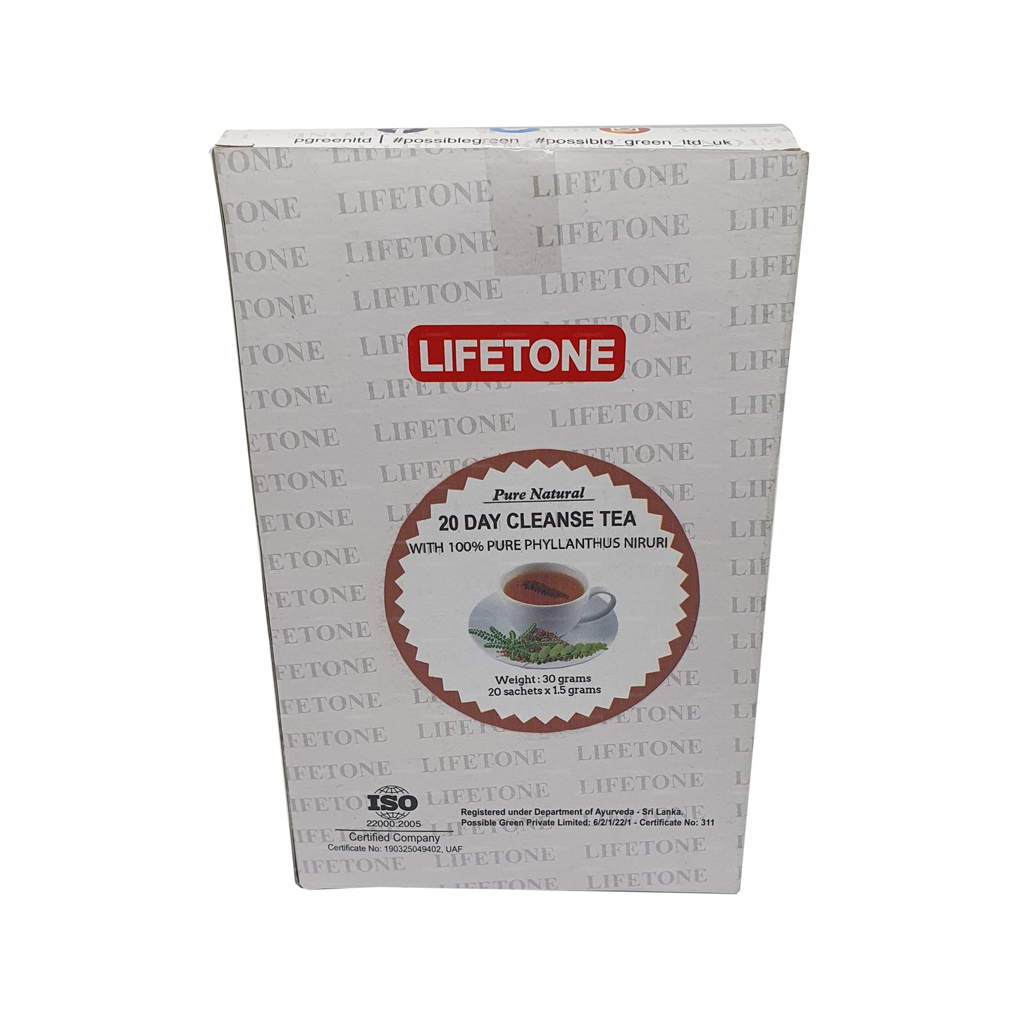 Thé Lifetone Phylanthus Nirurii (40 g)