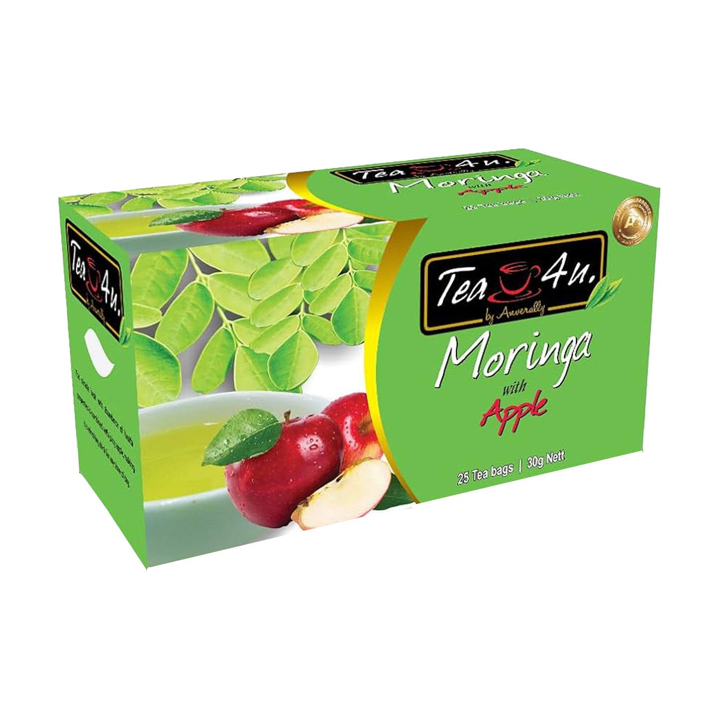 Tea4U Moringa à la pomme (30 g) 25 sachets de thé