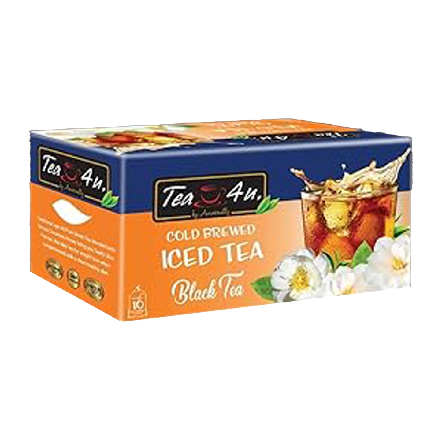 Thé noir glacé Tea4U (120 g) 10 sachets de thé