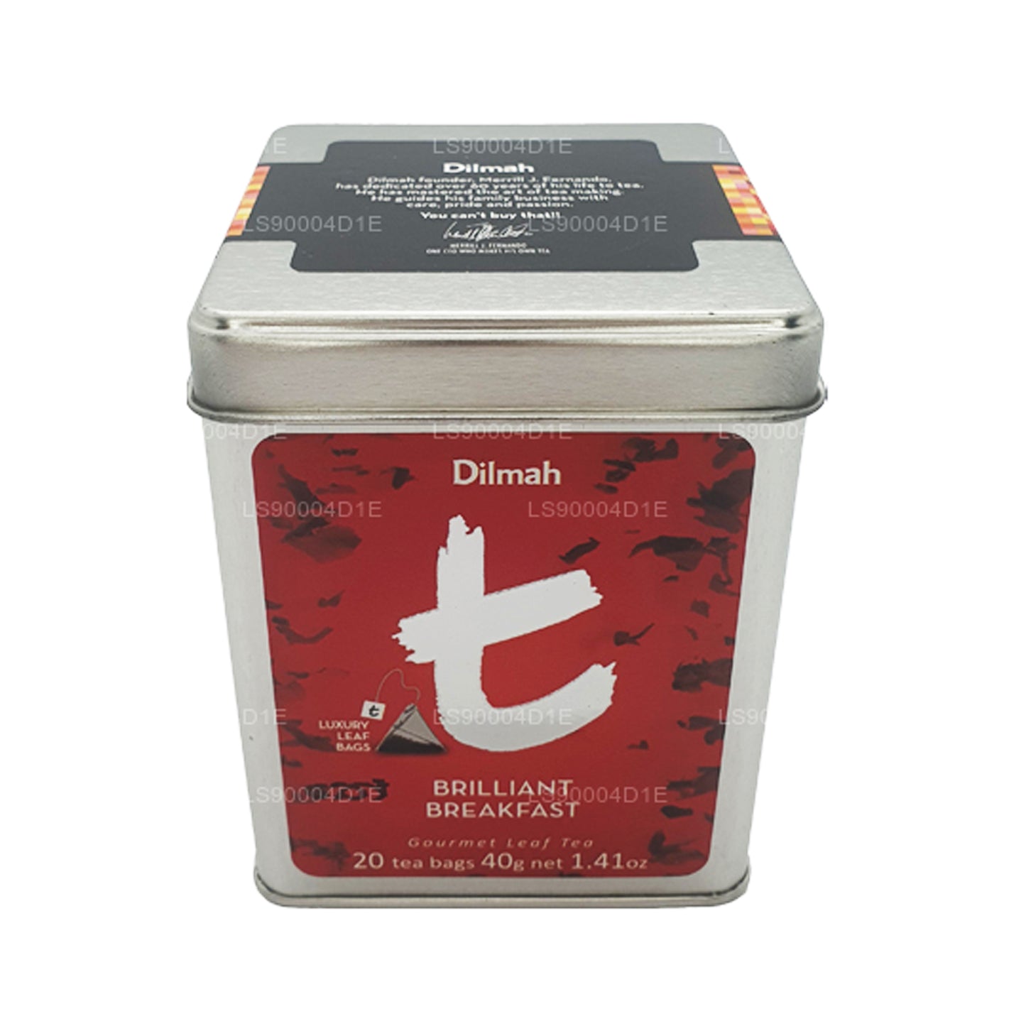 Dilmah T-series Brilliant Breakfast (40 g) 20 sachets de thé