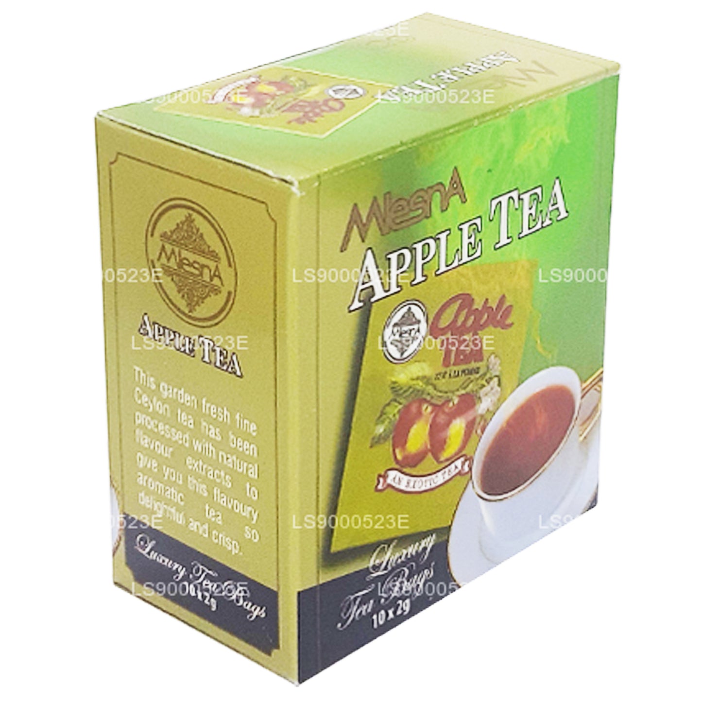 Thé aux pommes Mlesna (20 g) 10 sachets de thé de luxe