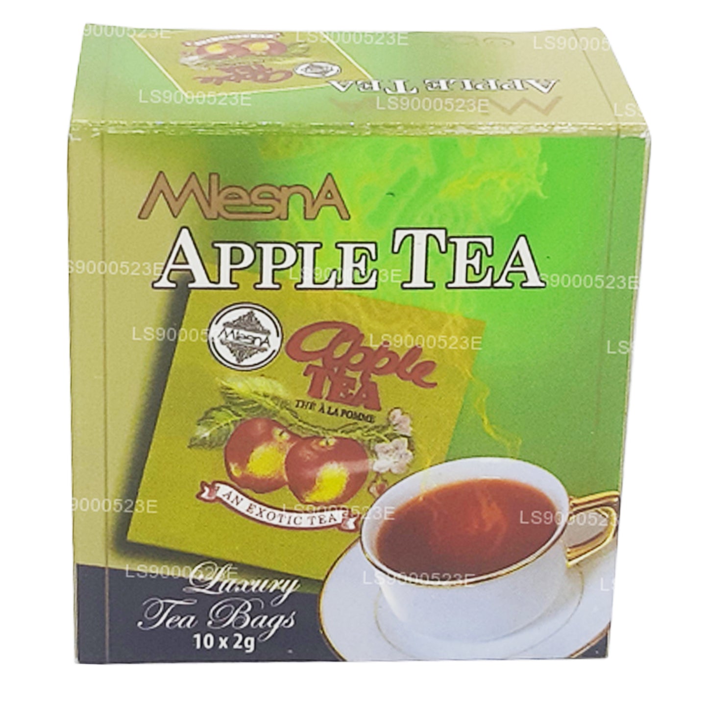 Thé aux pommes Mlesna (20 g) 10 sachets de thé de luxe