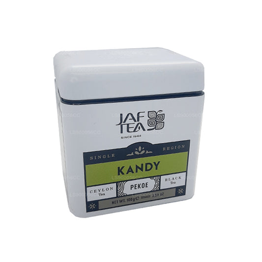 Boîte à thé Jaf Single Region Collection Kandy PEKOE (100 g)