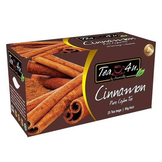 Thé à la cannelle Tea4U (50 g) 25 sachets de thé