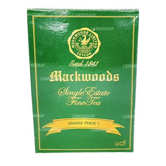 Thé PEKOE 1 à l'orange Mackwoods (100 g)