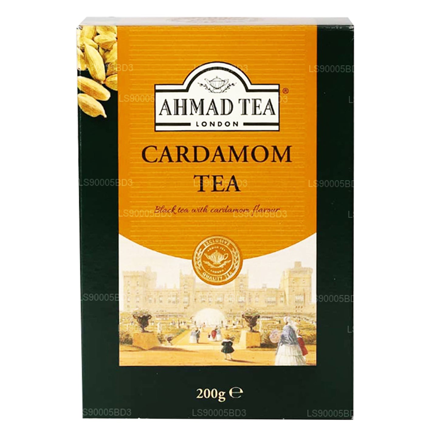 Carton de thé en vrac à la cardamome Ahmad (100 g)