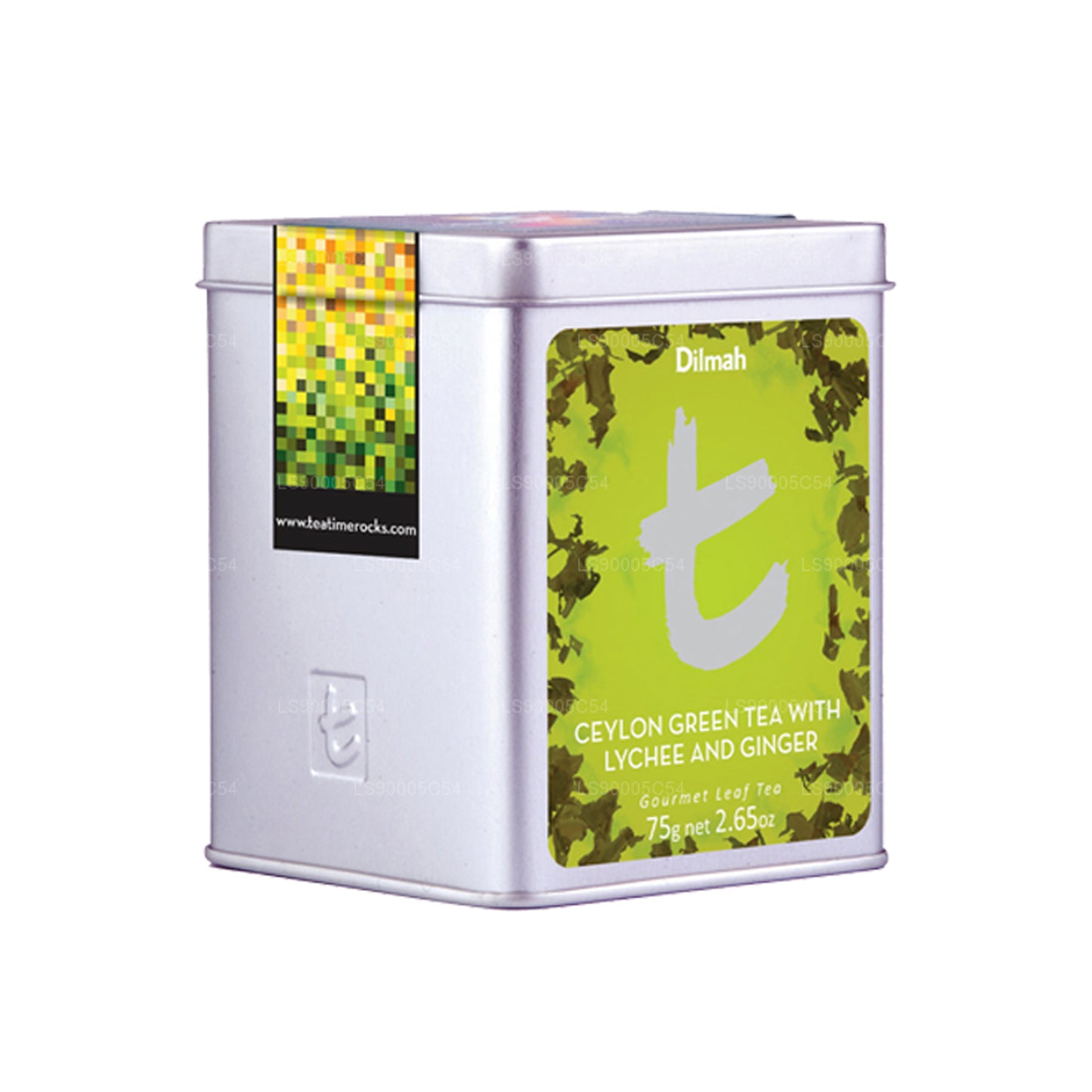 Thé vert de Ceylan Dilmah au litchi et au gingembre (75g)