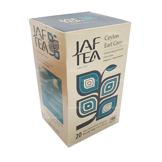 Jaf Tea Ceylon Earl Grey (40 g) 20 sachets de thé