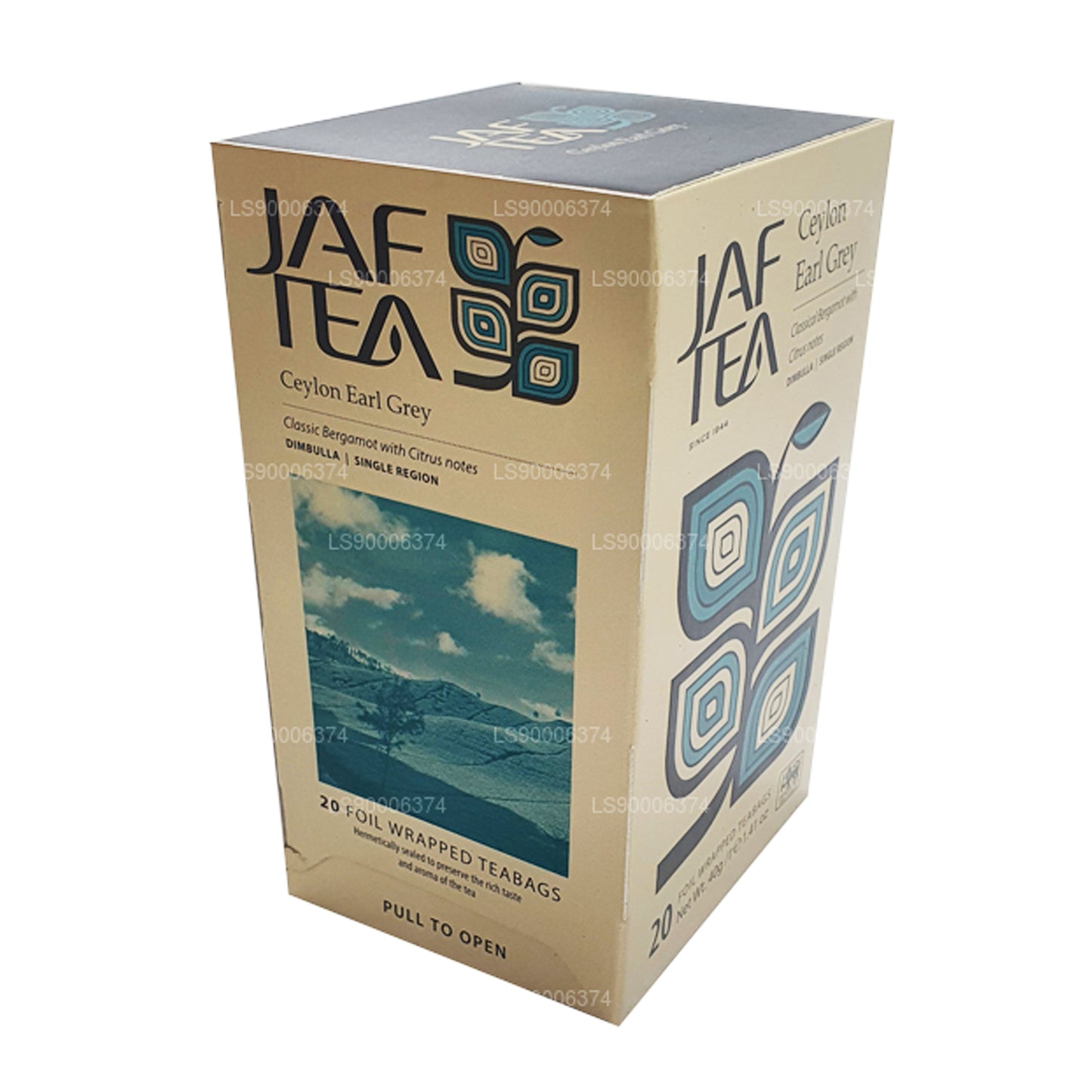 Jaf Tea Ceylon Earl Grey (40 g) 20 sachets de thé