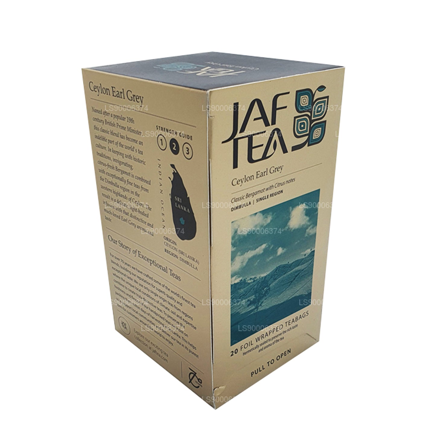 Jaf Tea Ceylon Earl Grey (40 g) 20 sachets de thé