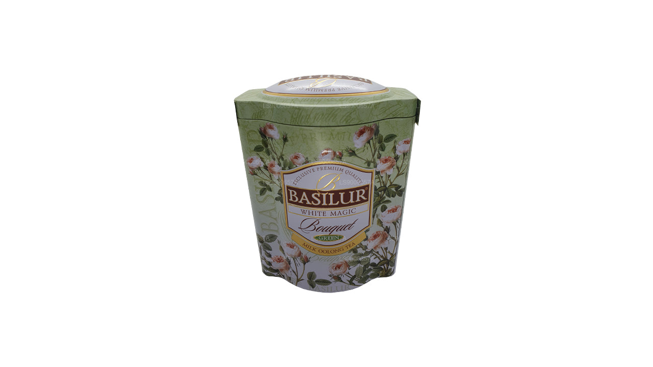 Boîte verte au bouquet magique Basilur White (100 g)