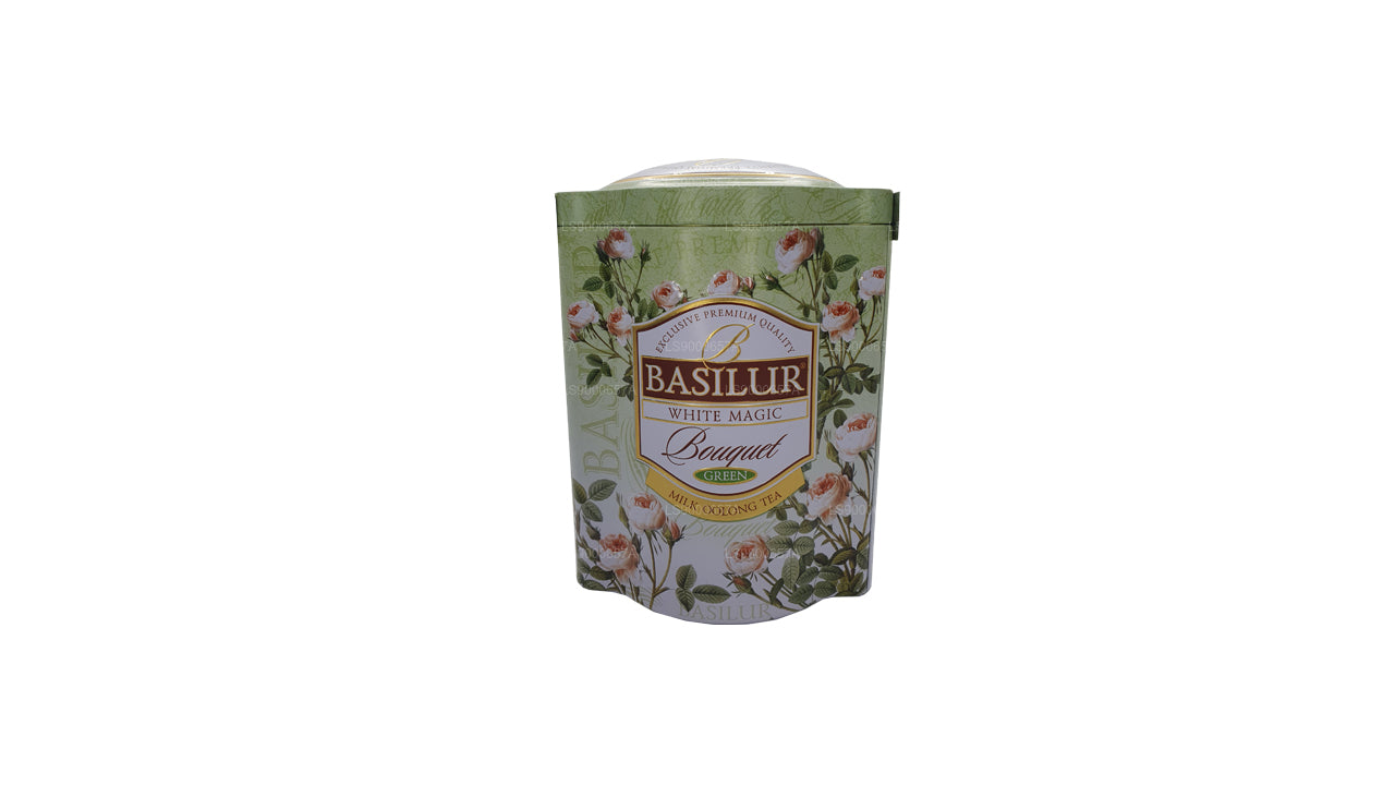 Boîte verte au bouquet magique Basilur White (100 g)