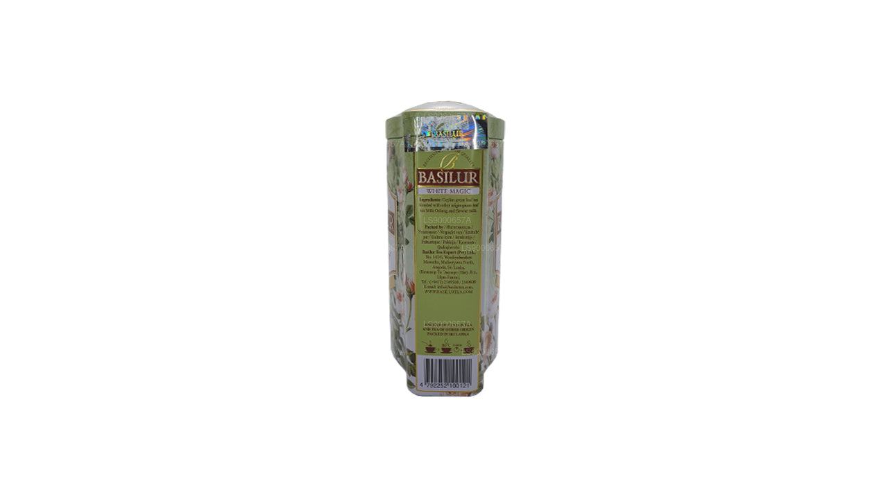 Boîte verte au bouquet magique Basilur White (100 g)