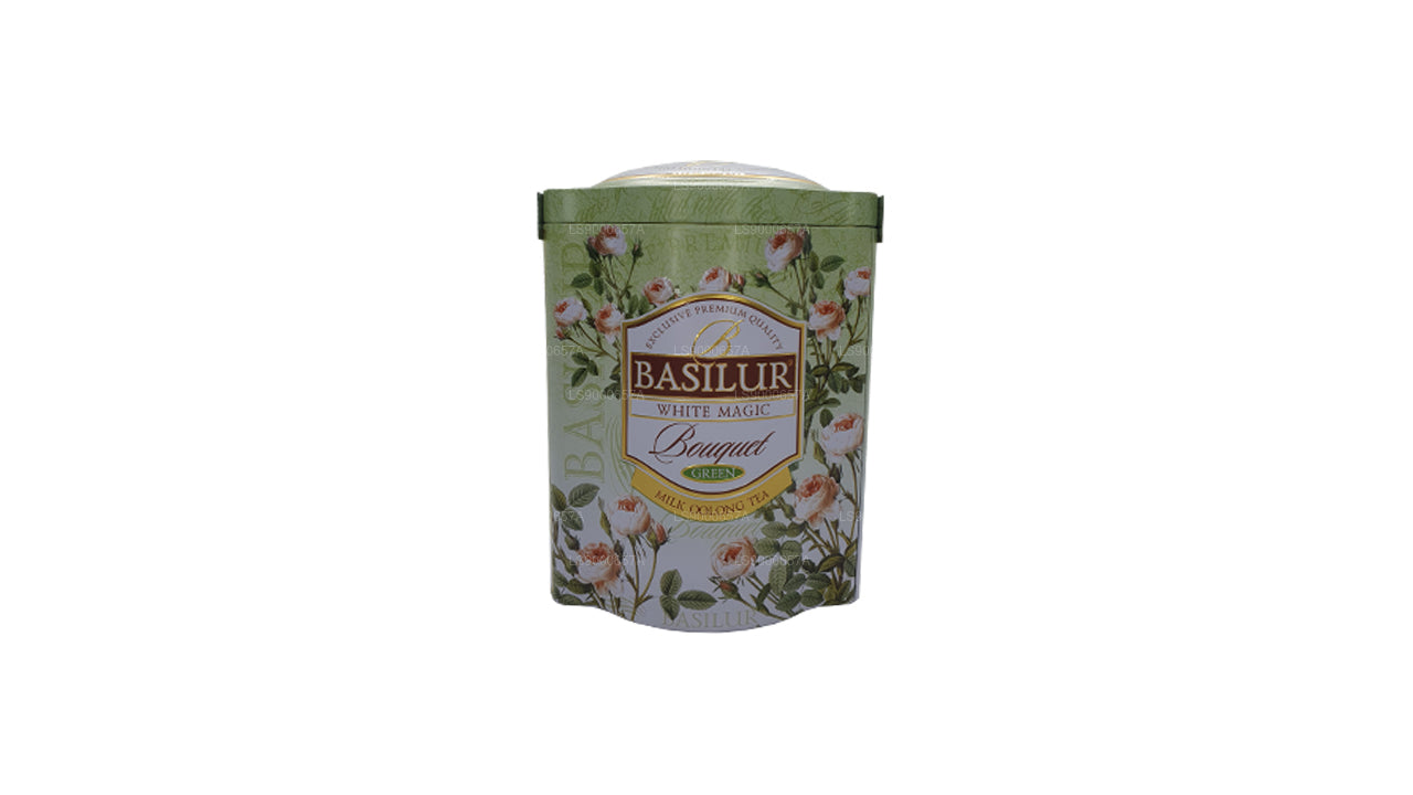 Boîte verte au bouquet magique Basilur White (100 g)