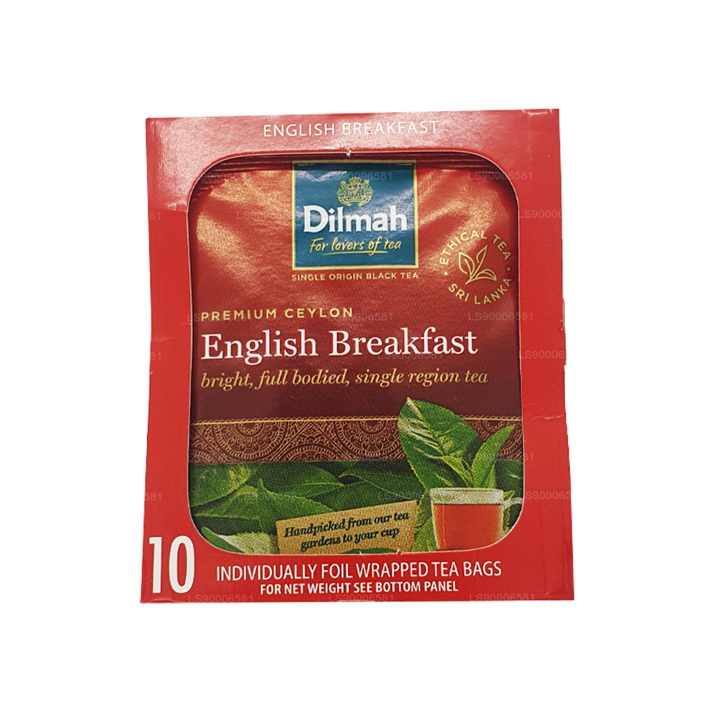 Thé Dilmah English Breakfast (20 g) 10 sachets de thé emballés individuellement