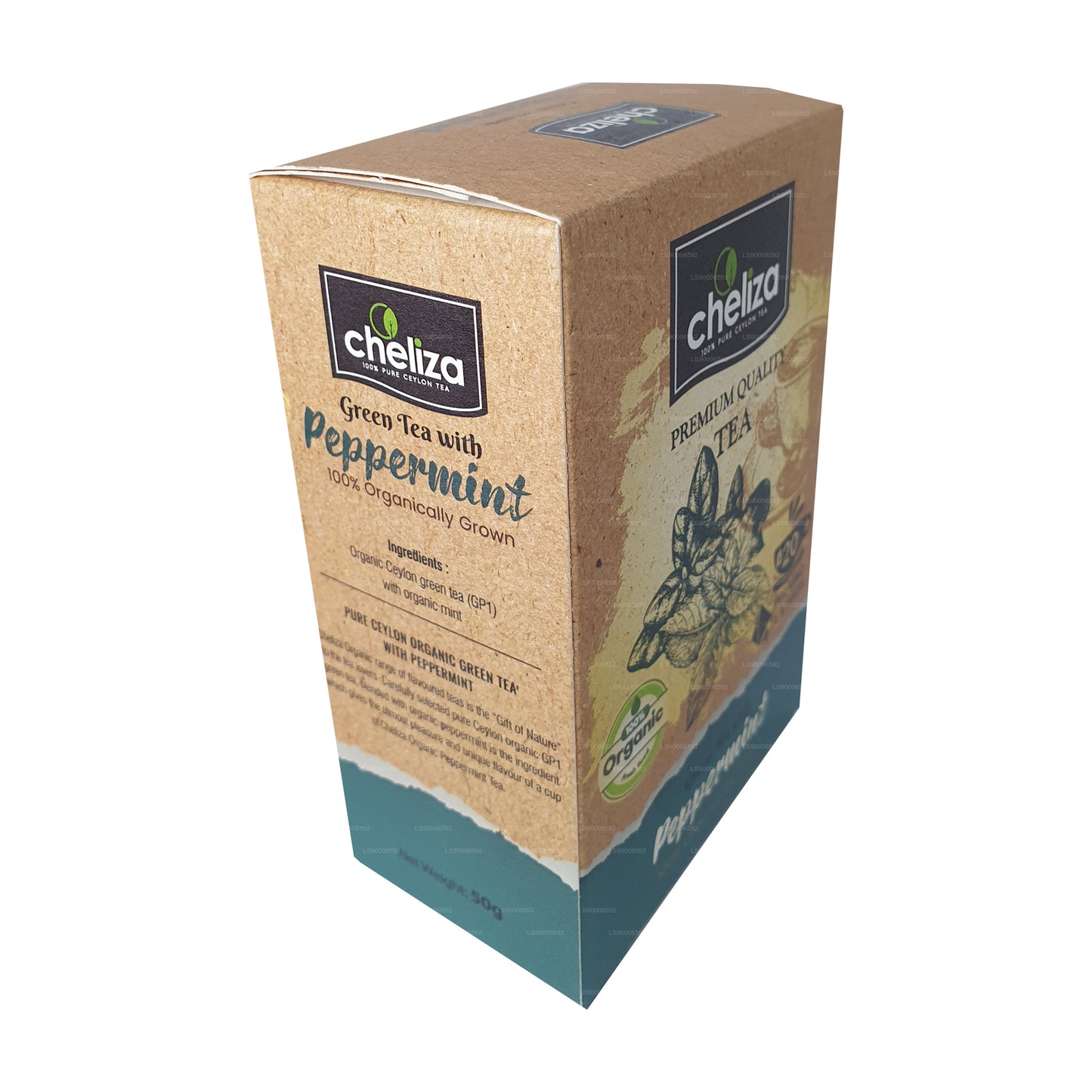 Cheliza Black Tea with Peppermint (50g) 20 Tea Bags