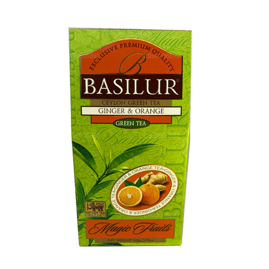 Basilur Magic Green Gingembre et orange (100 g)