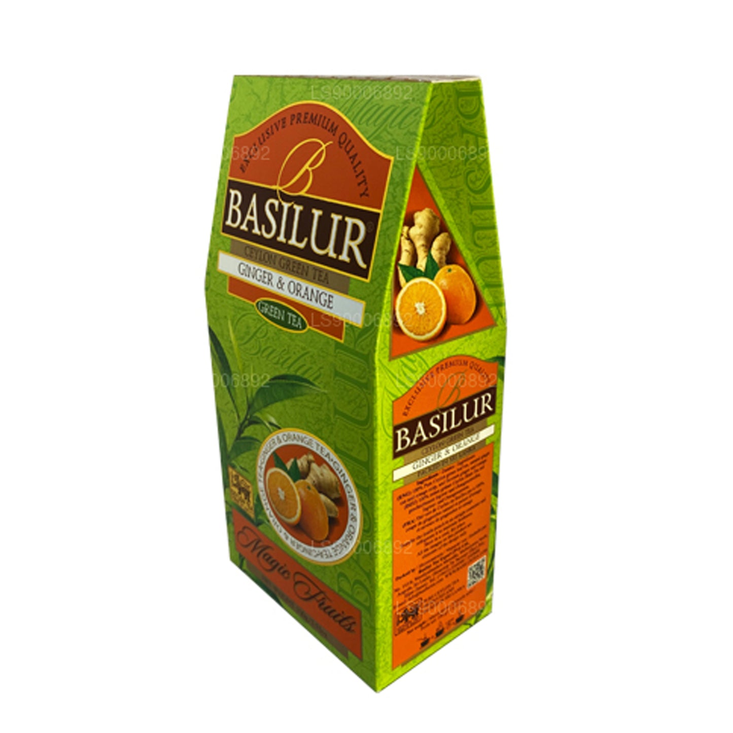 Basilur Magic Green Gingembre et orange (100 g)