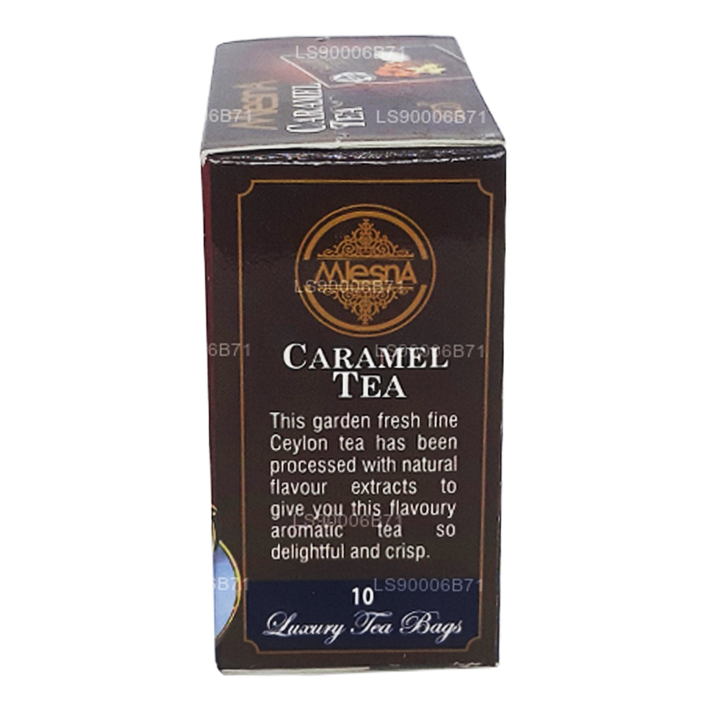 Thé au caramel Mlesna (20g) 10 sachets de thé de luxe