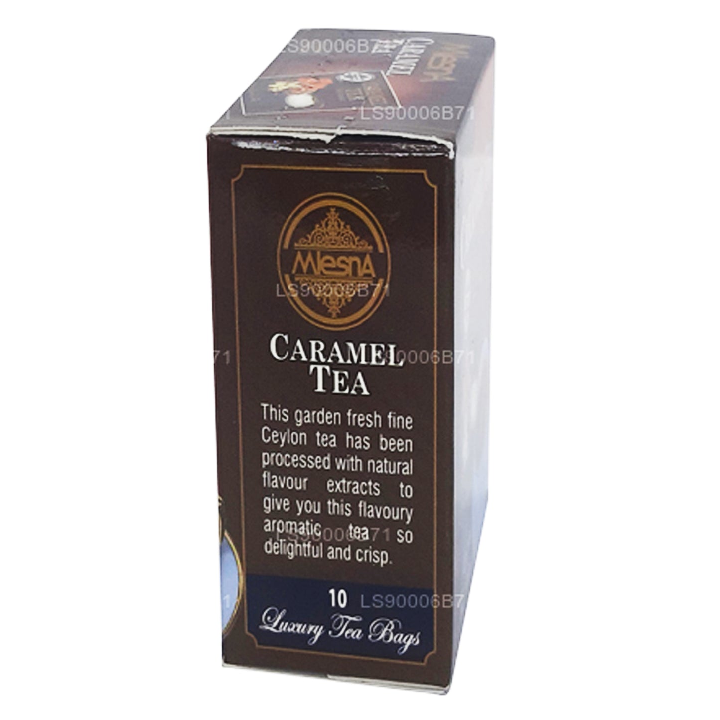 Thé au caramel Mlesna (20g) 10 sachets de thé de luxe