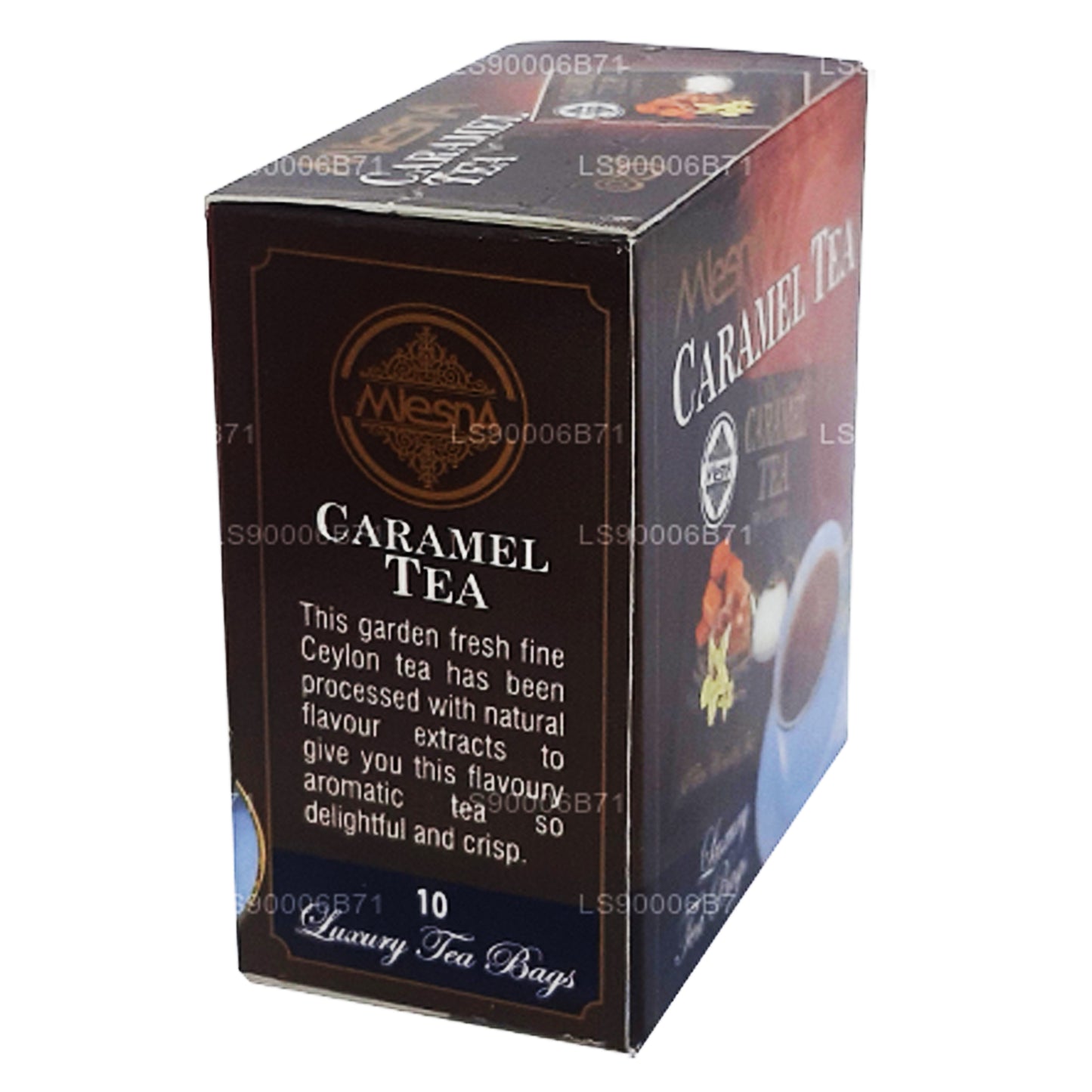 Thé au caramel Mlesna (20g) 10 sachets de thé de luxe