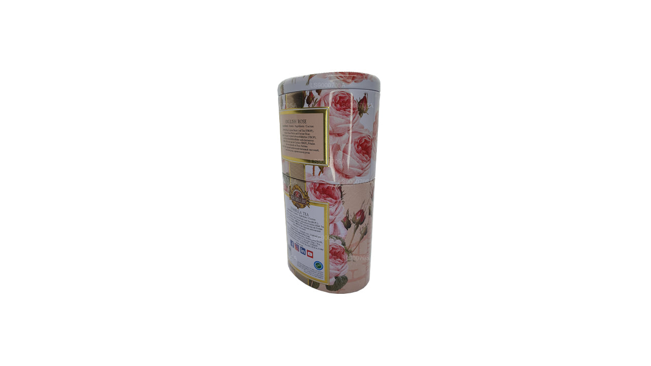 Boîte Dimbula « Rose anglaise » aux fruits et fleurs de basilic (100g)