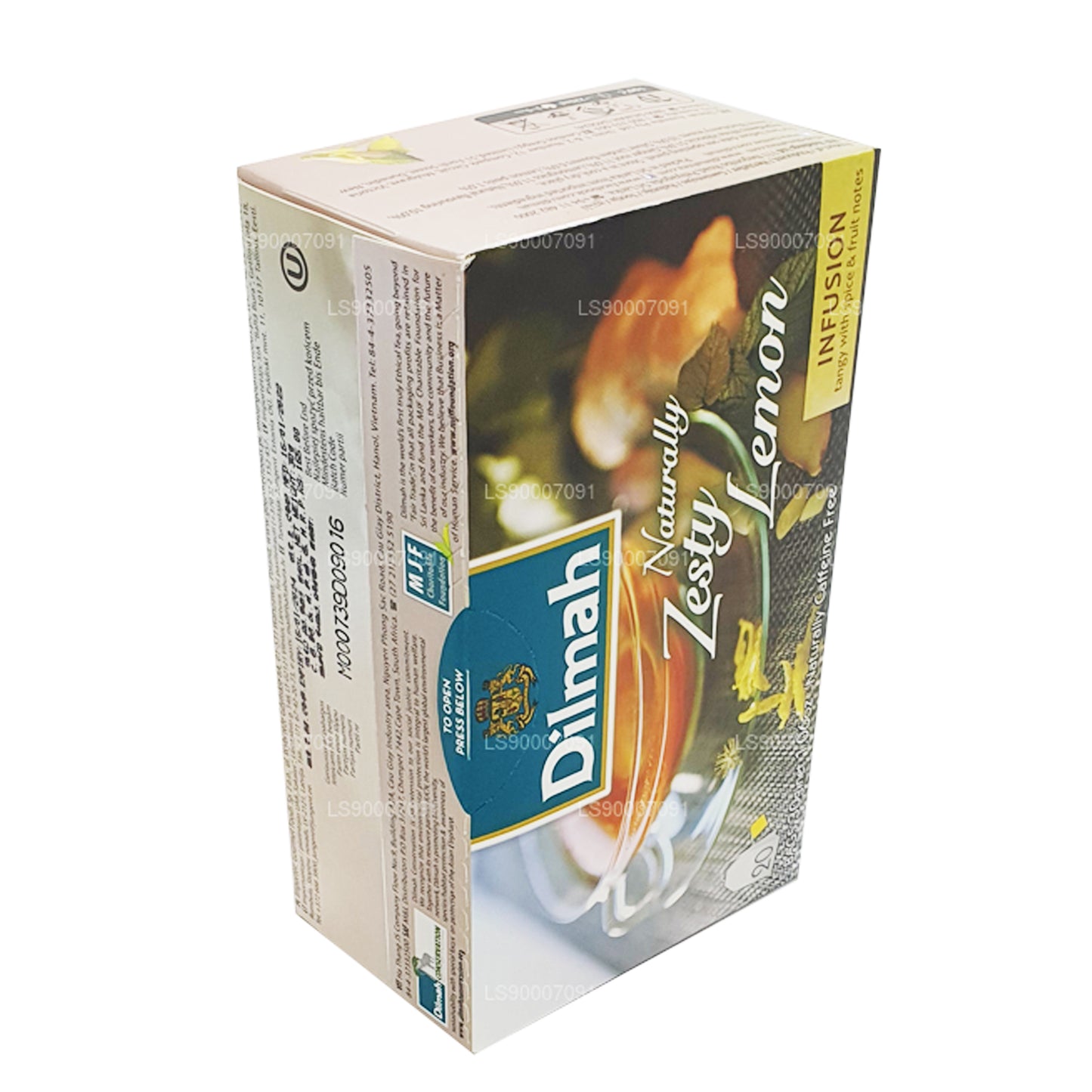 Dilmah Naturally Zesty Lemon (30g) 20 sachets de thé