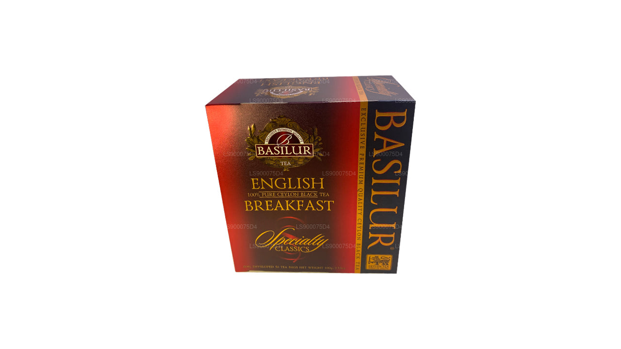 Basilur English Breakfast (100 g) 50 sachets de thé