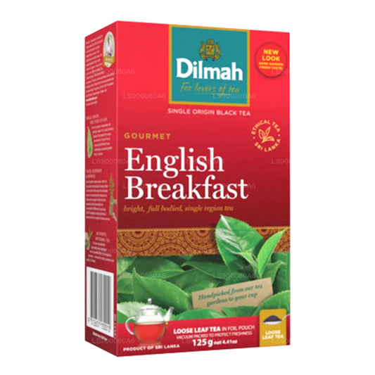 Boîte de thé en vrac Dilmah English Breakfast (125 g)