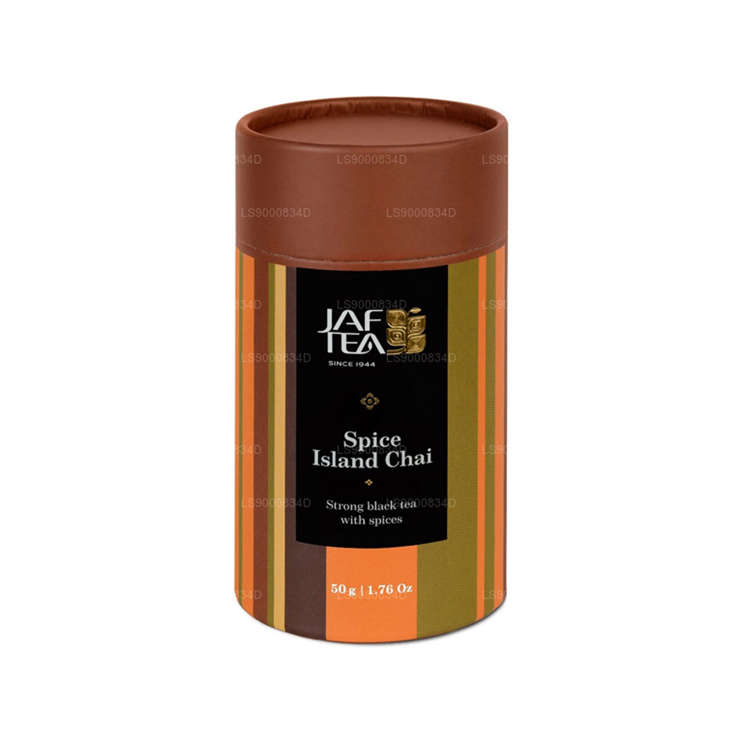Jaf Tea Spice Island Chai - Boîte à thé noir fort avec épices (50 g)
