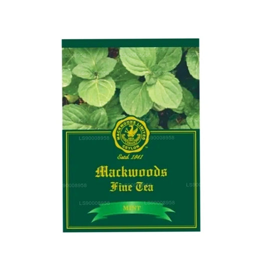 Thé noir de Ceylan aromatisé à la menthe Mackwoods (50 g), 25 sachets de thé