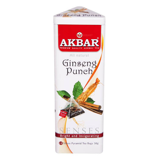 Akbar Ginseng Punch Tea (30 g) 15 sachets de thé