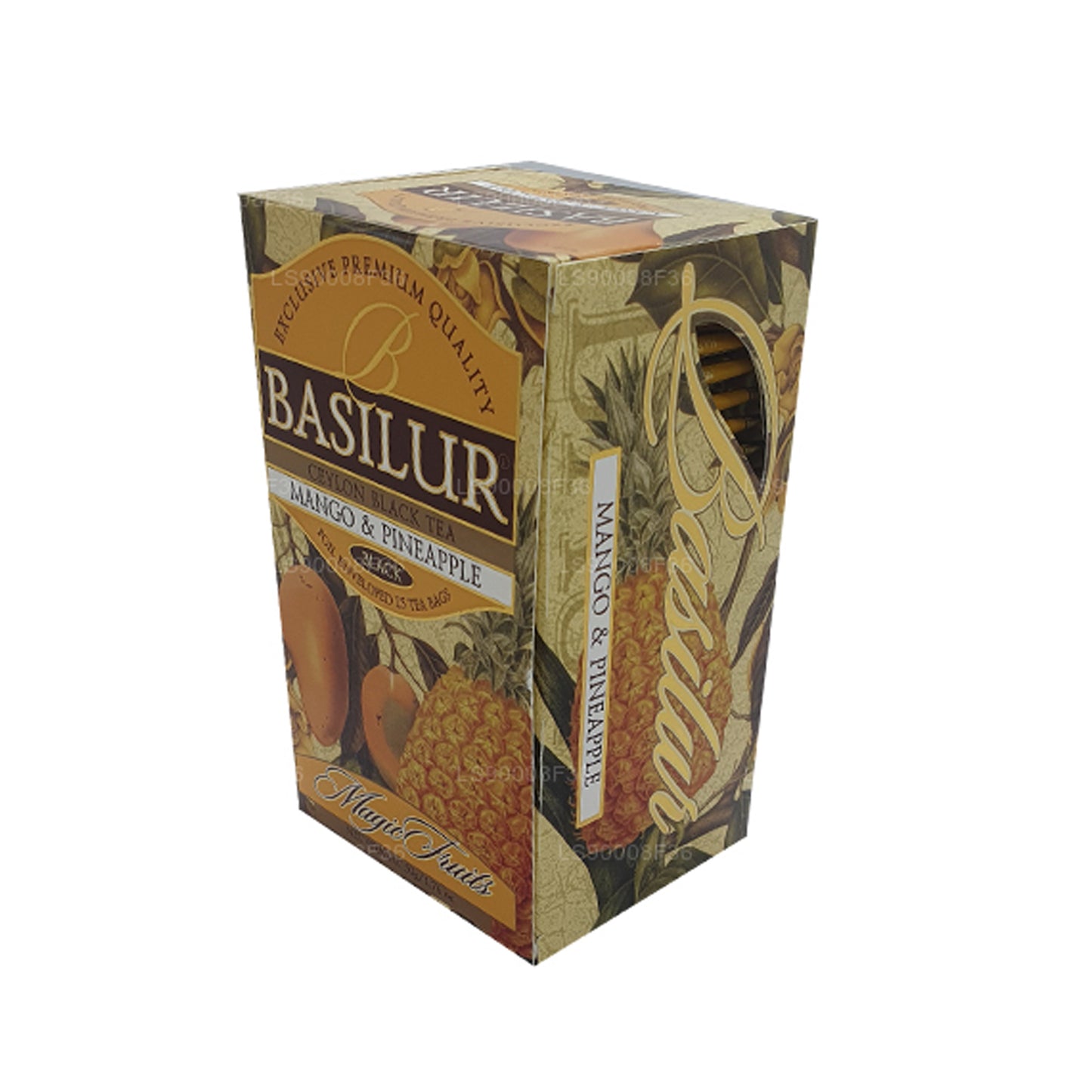 Basilur Magic Fruits à la mangue et à l'ananas (50 g) 25 sachets de thé