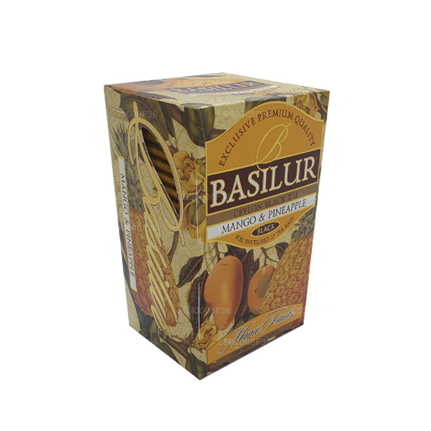 Basilur Magic Fruits à la mangue et à l'ananas (50 g) 25 sachets de thé