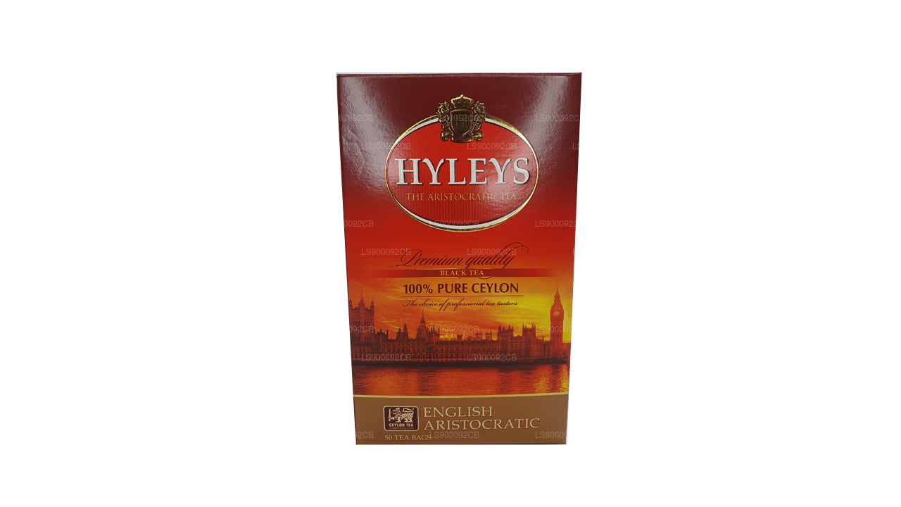 Thé noir de qualité supérieure HYLEYS 50 sachets de thé (100 g)