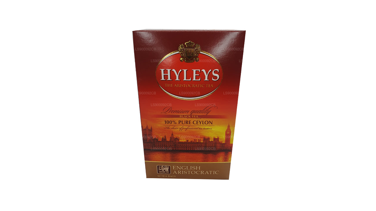 Thé noir de qualité supérieure HYLEYS 50 sachets de thé (100 g)