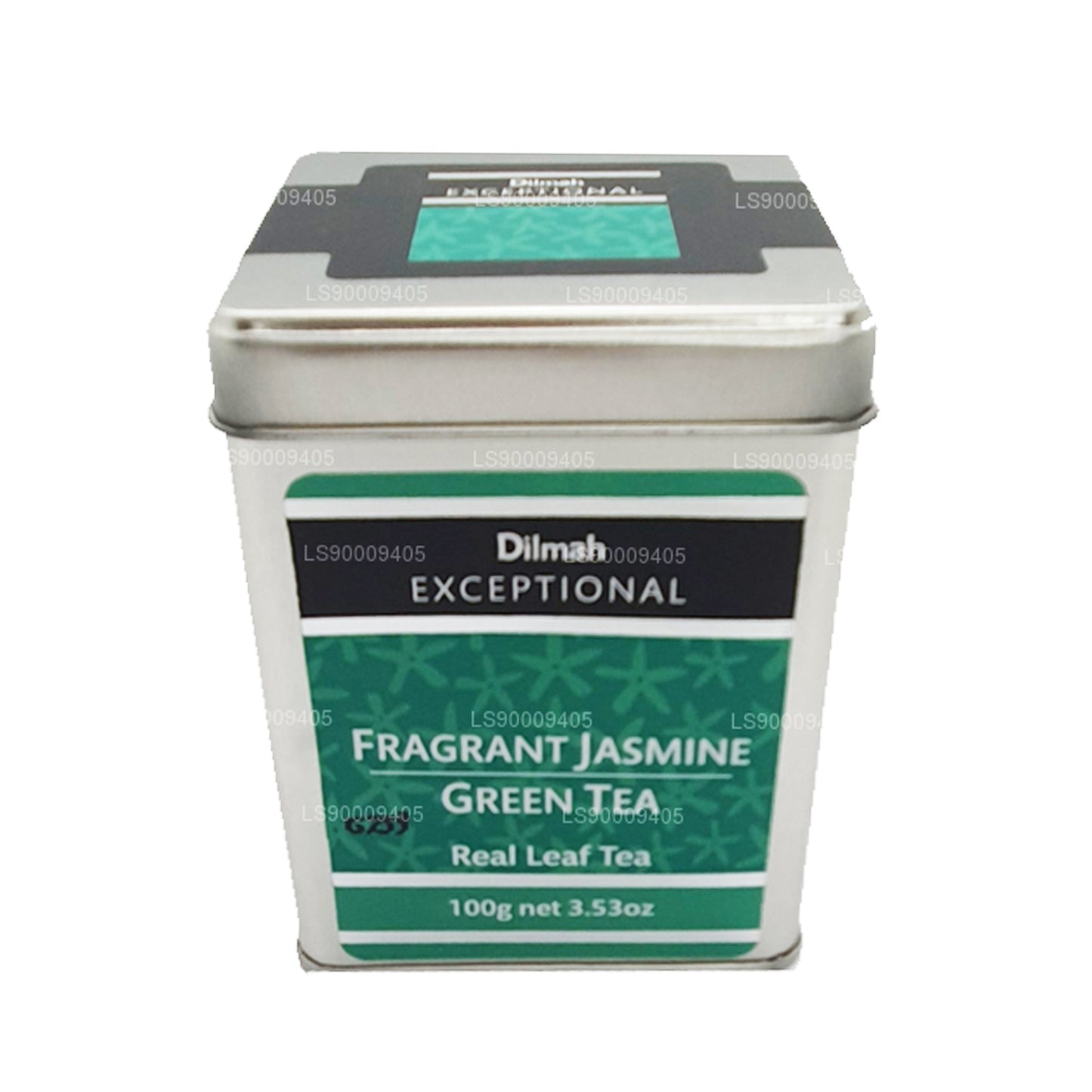 Thé aux feuilles vertes au jasmin parfumé exceptionnel Dilmah (100 g)