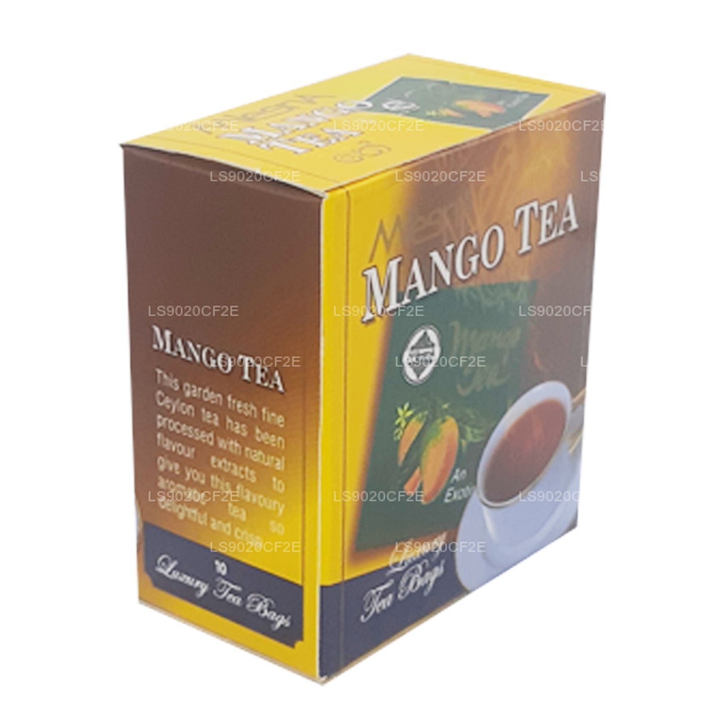 Thé à la mangue Melesna (20 g) 10 sachets de thé de luxe