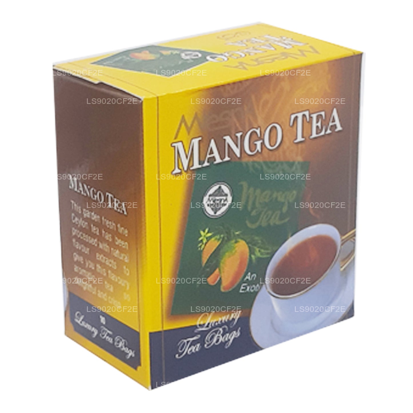 Thé à la mangue Melesna (20 g) 10 sachets de thé de luxe