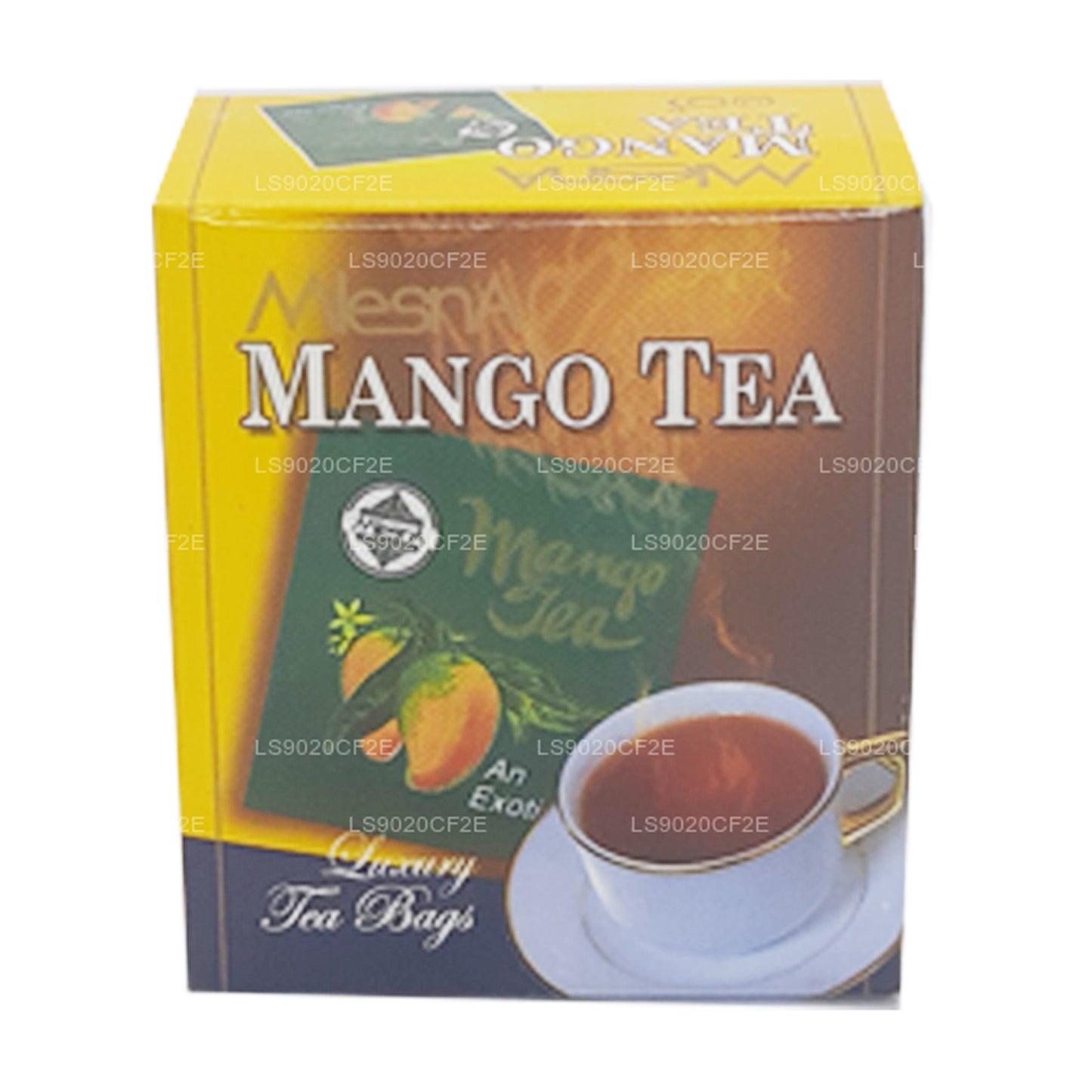 Thé à la mangue Melesna (20 g) 10 sachets de thé de luxe