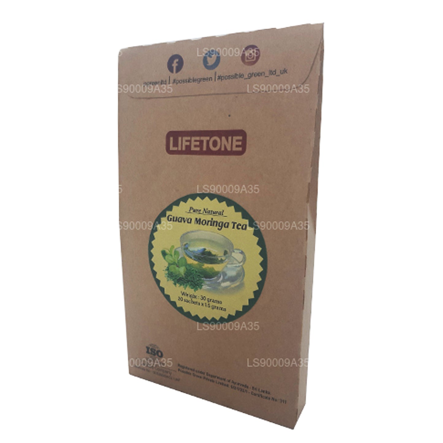 Thé Lifetone à la goyave et au moringa (30 g)