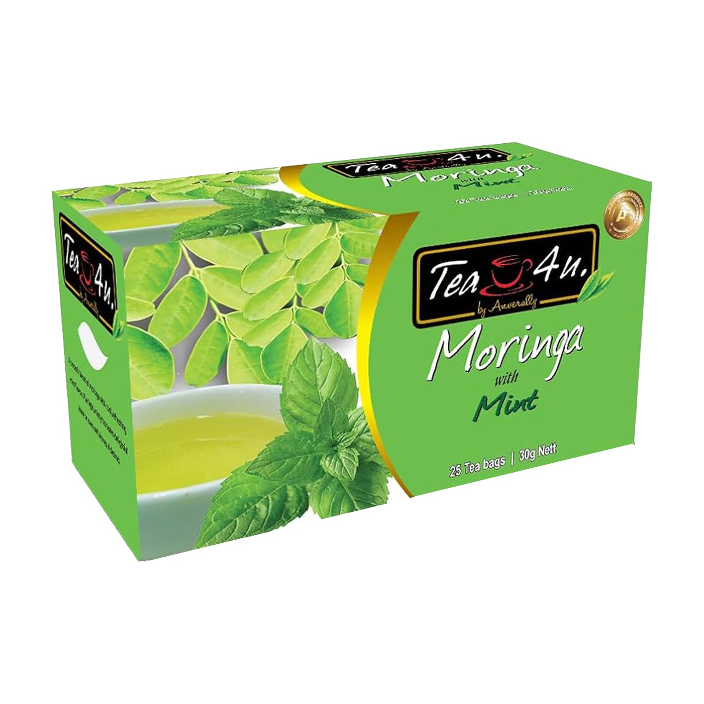 Tea4U Moringa à la menthe (30 g) 25 sachets de thé