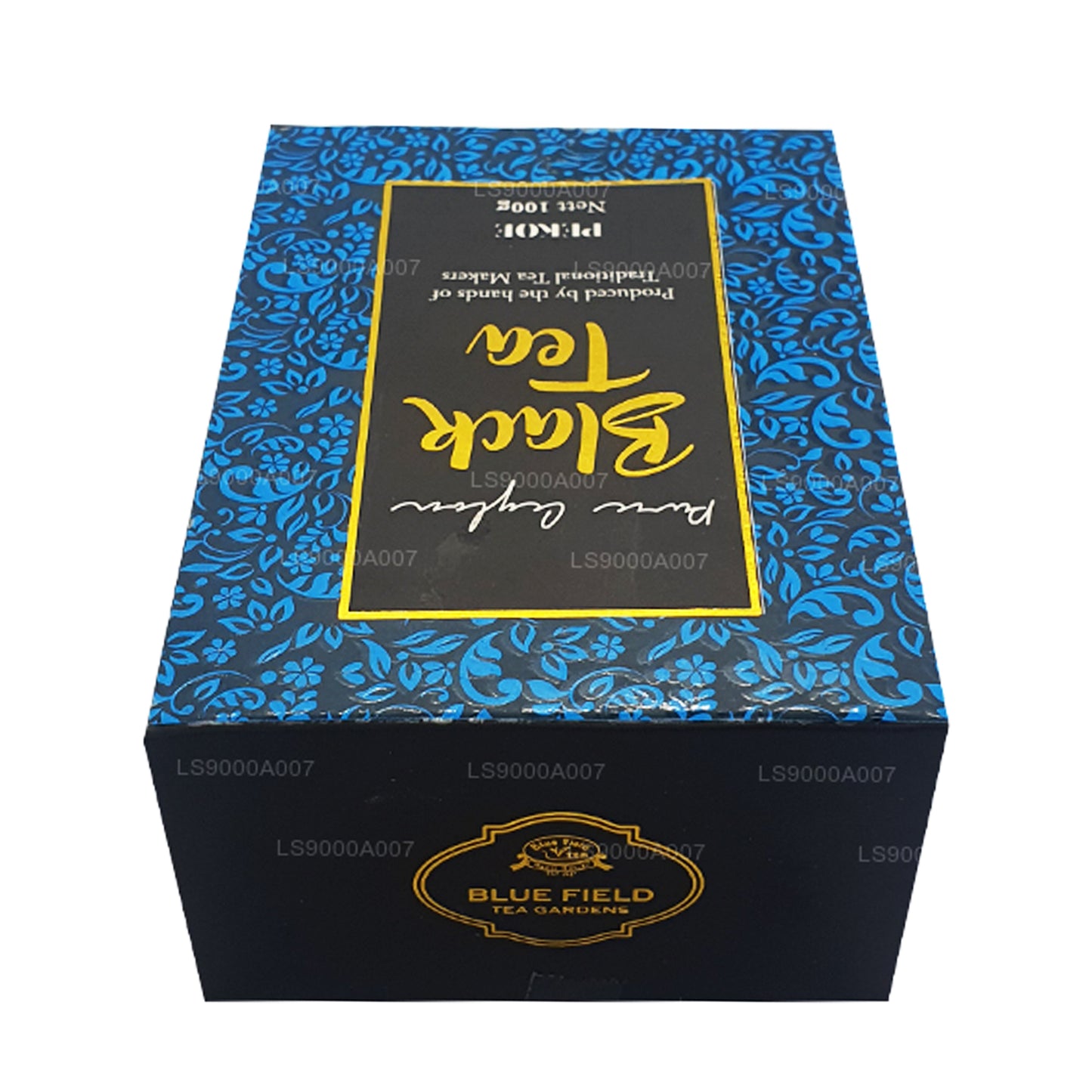 Thé noir en vrac Blue Field Pure Ceylan de qualité PEKOE (100 g)