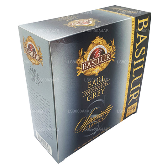 Thé noir de Ceylan Basilur Speciality Classics Earl Grey (200 g) 100 sachets de thé