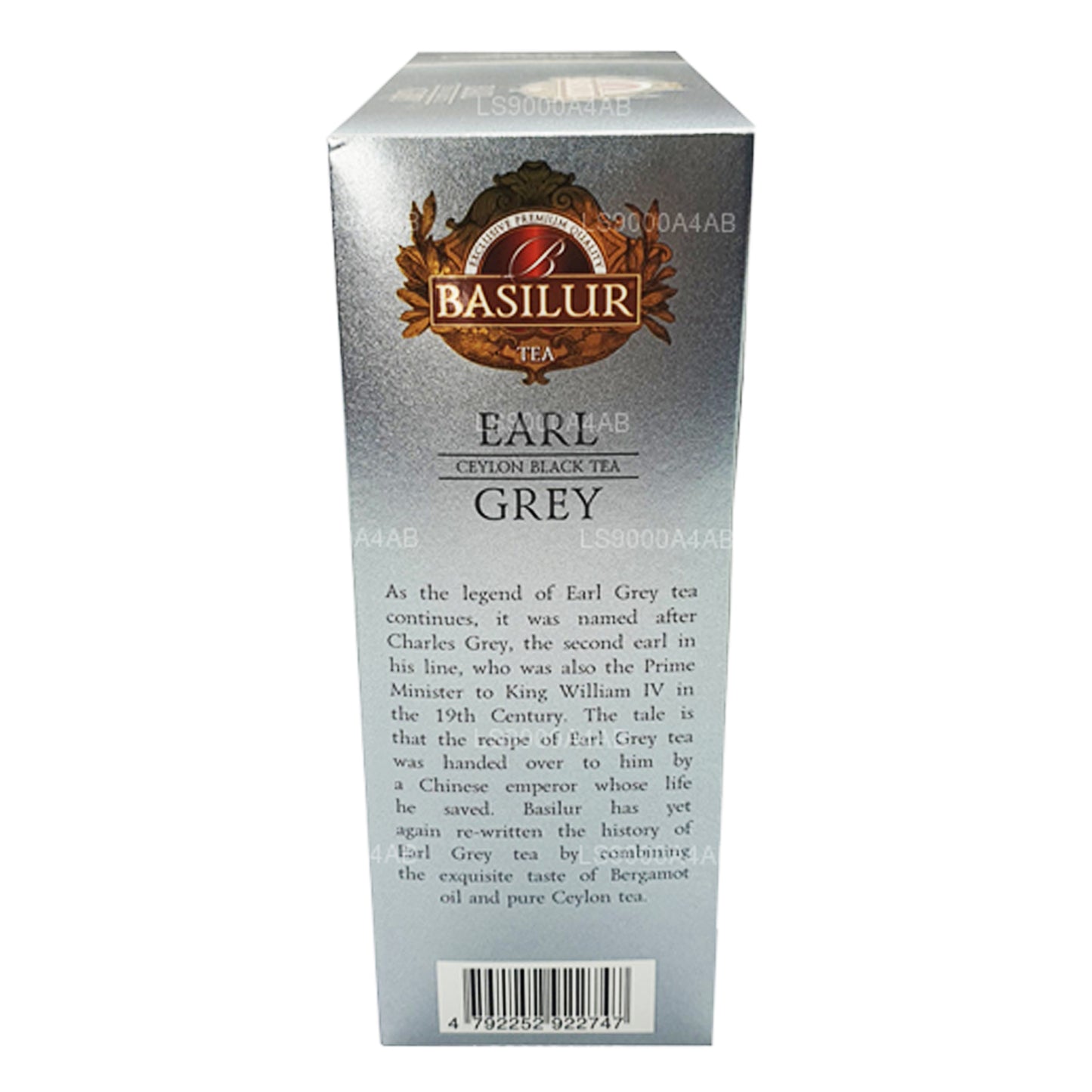 Thé noir de Ceylan Basilur Speciality Classics Earl Grey (200 g) 100 sachets de thé