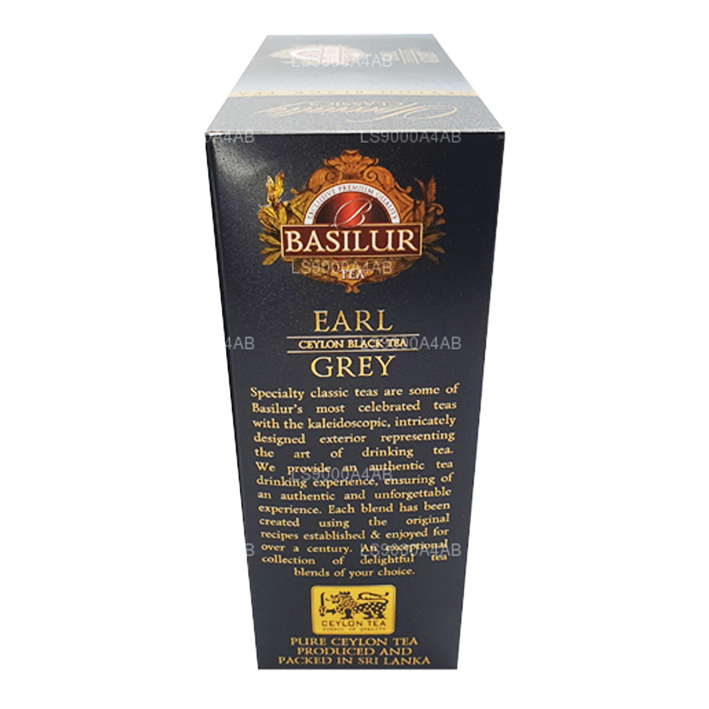 Thé noir de Ceylan Basilur Speciality Classics Earl Grey (200 g) 100 sachets de thé
