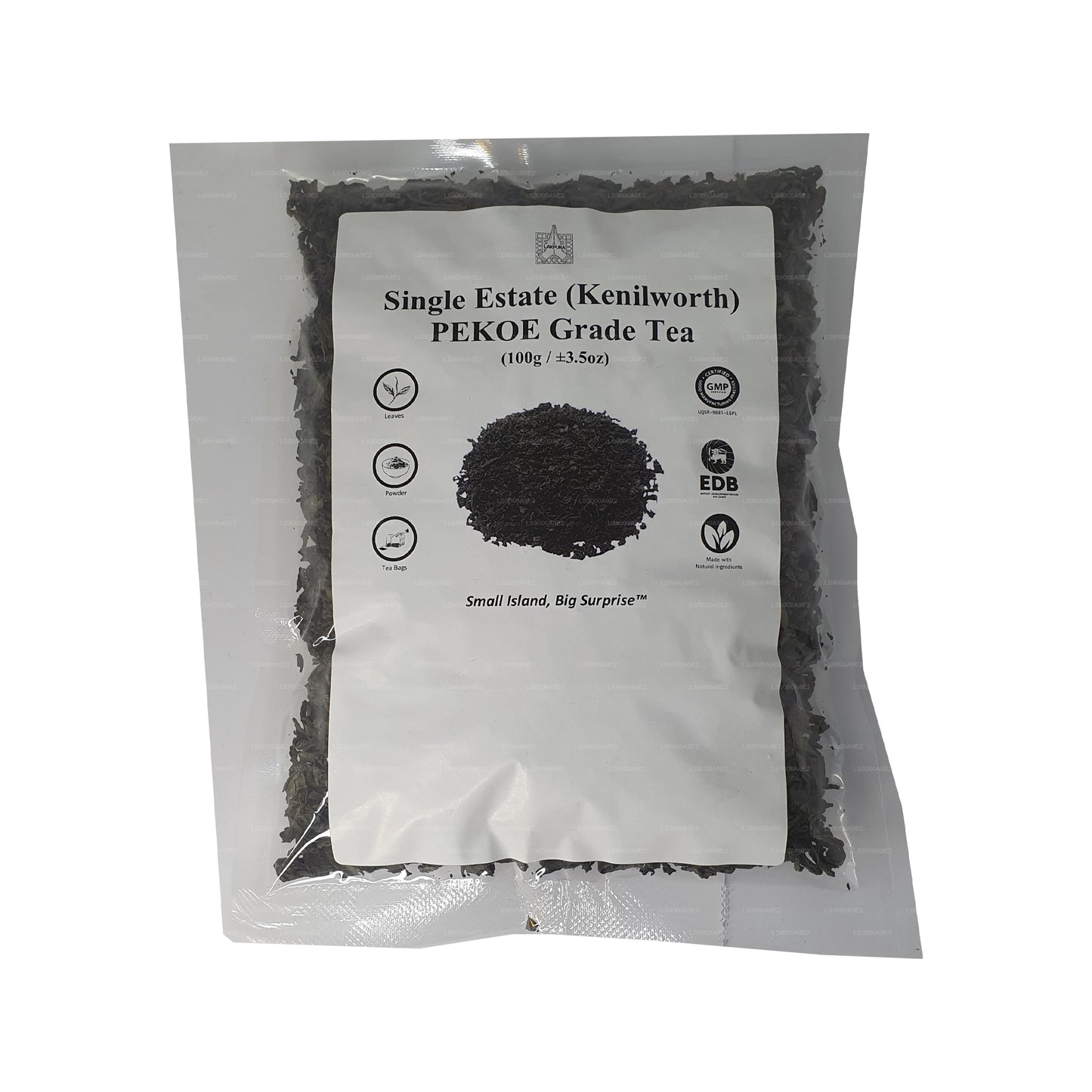 Thé noir de Ceylan Lakpura Single Estate (Kenilworth) PEKOE Grade (100 g)