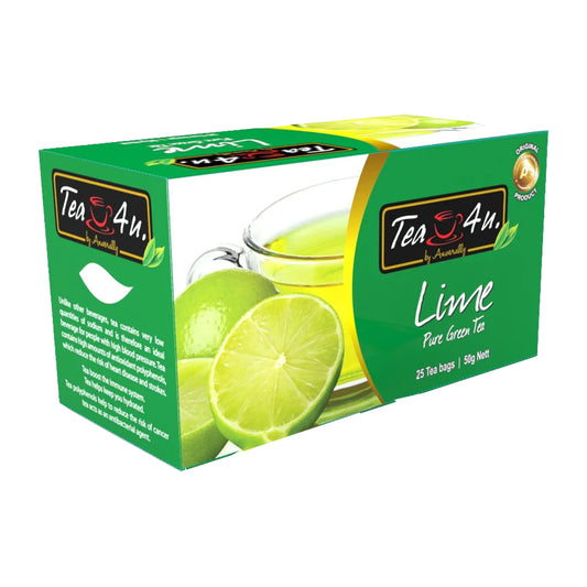 Thé vert à la lime Tea4U (50 g) 25 sachets de thé