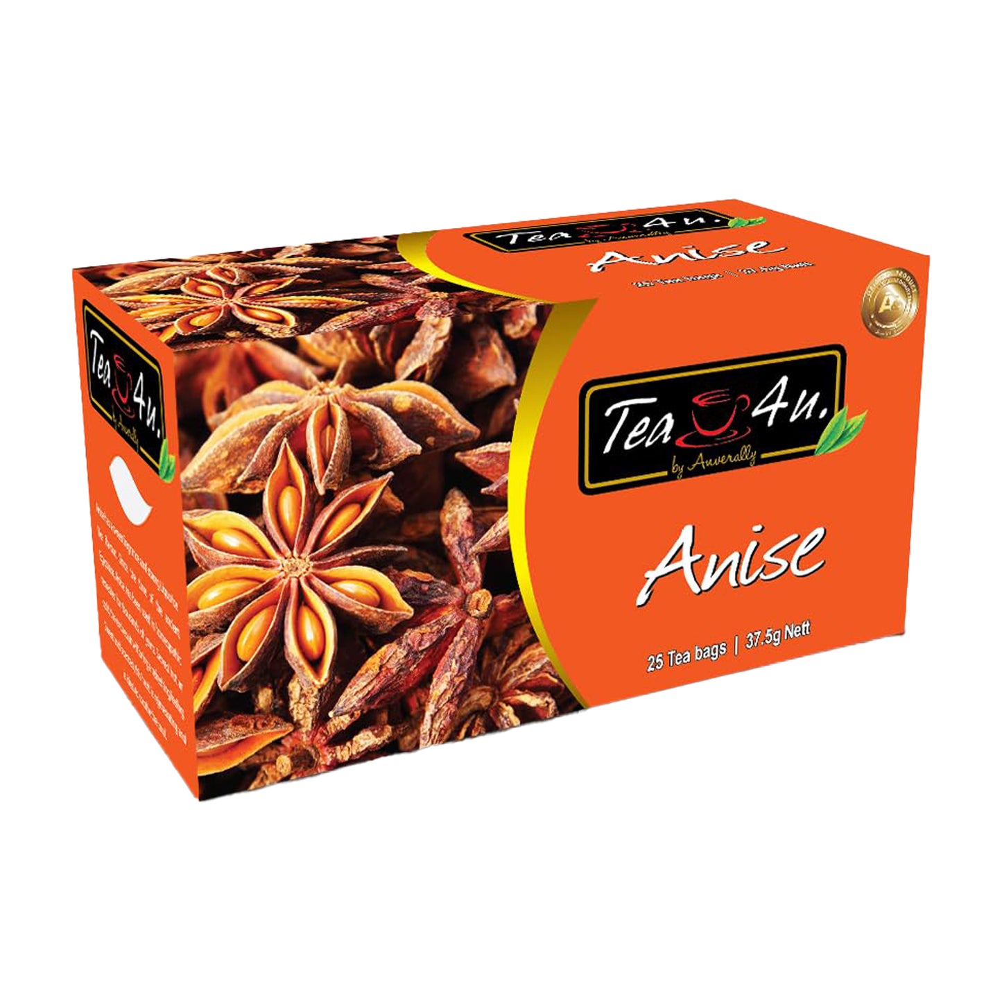 Thé aux herbes à l'anis Tea4U (37,5 g) 25 sachets de thé