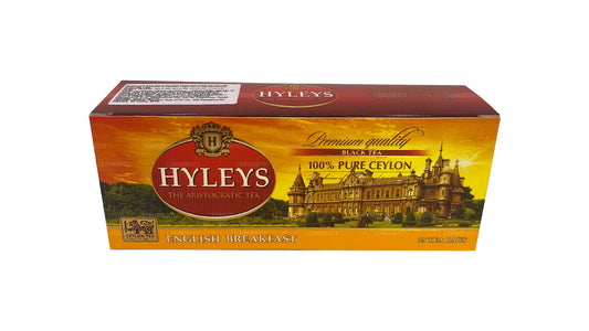 Thé Hyleys Black English Breakfast (37,5 g) 25 sachets de thé